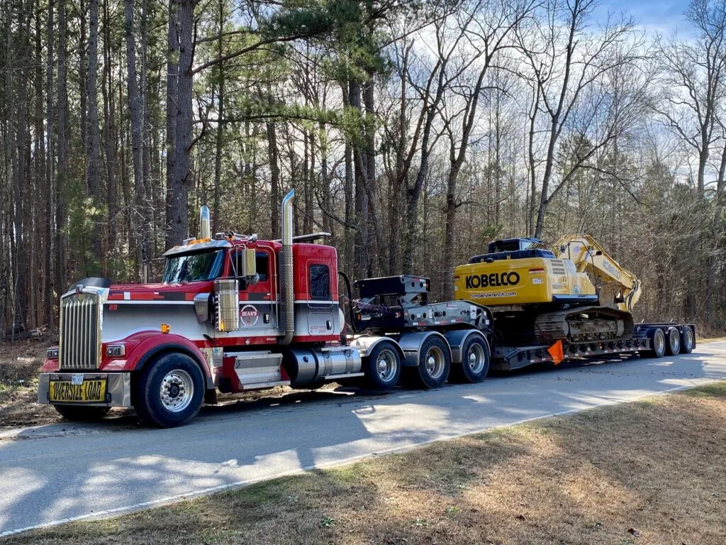 heavy equipment moving