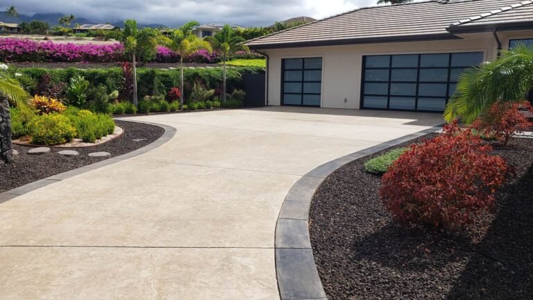 Concrete driveway Bend Oregon